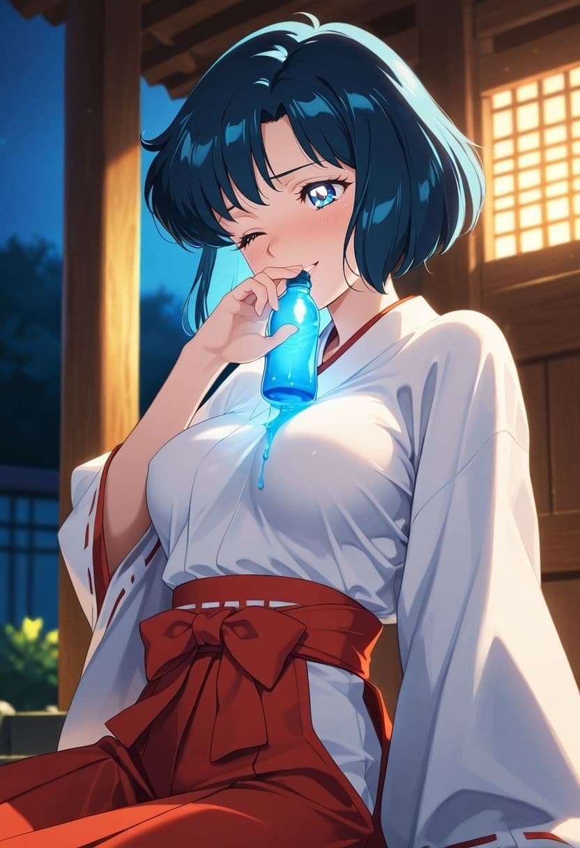 もしも。。。このキャラが巫女だったら〜水野〇美〜 サンプル3