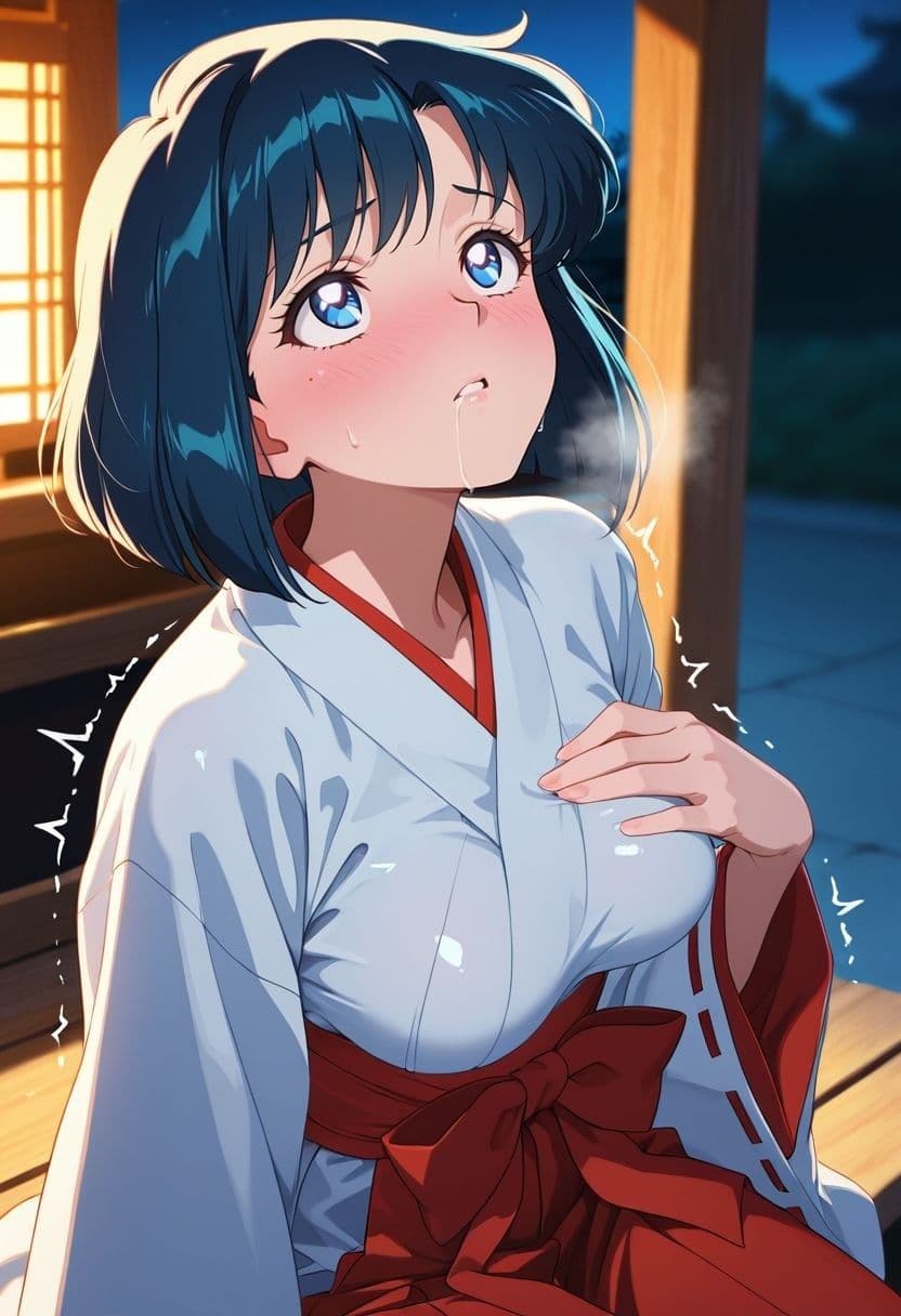 もしも。。。このキャラが巫女だったら〜水野〇美〜 サンプル4