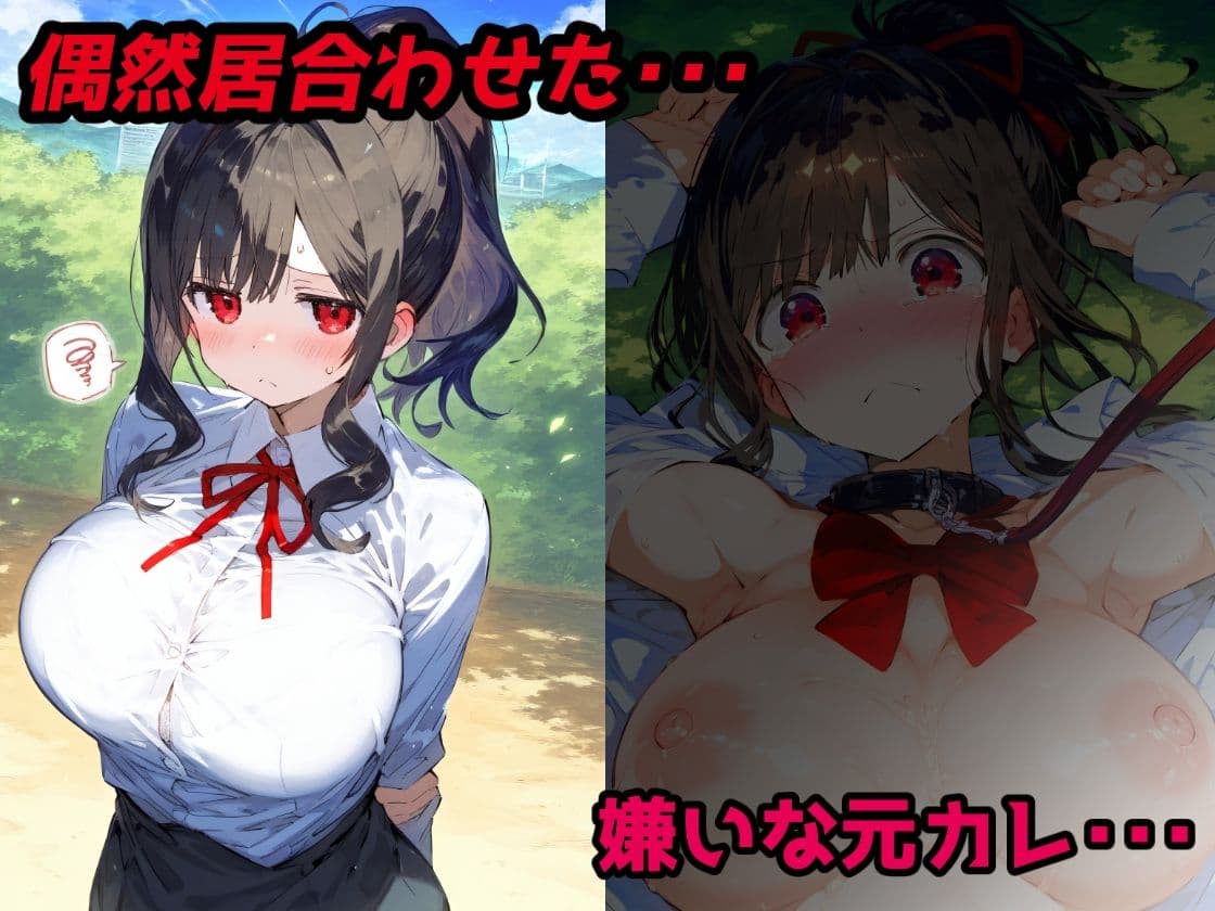 寝取られ不倫！言いなり変態ペットプレイで妊娠ボテ腹セックス！【CG集500枚】 サンプル1