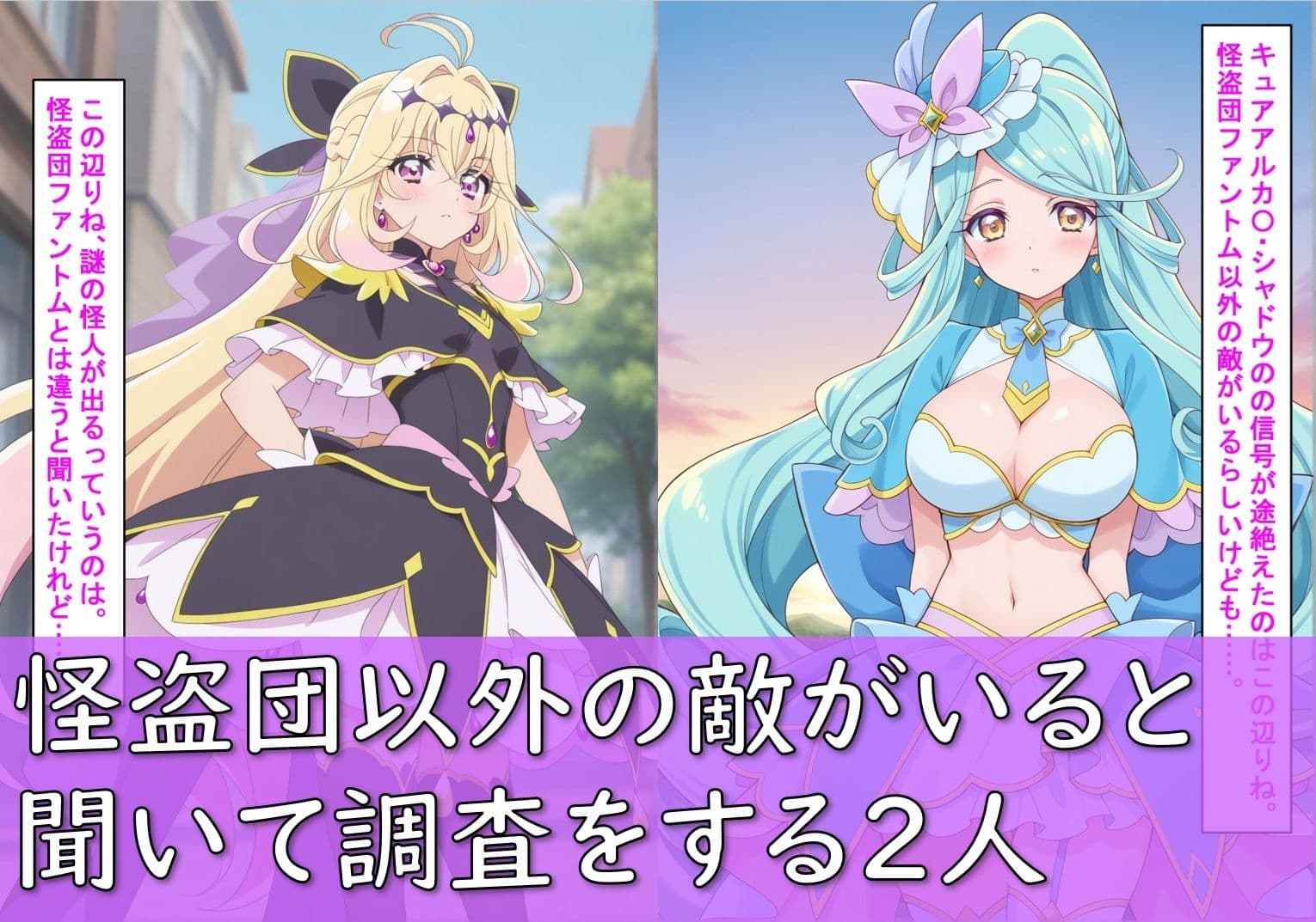ヒロイン敗北_キュアアルカ〇・シャドウ＆キュアエクレ〇ル〜触手姦＆市民輪〇〜 サンプル2