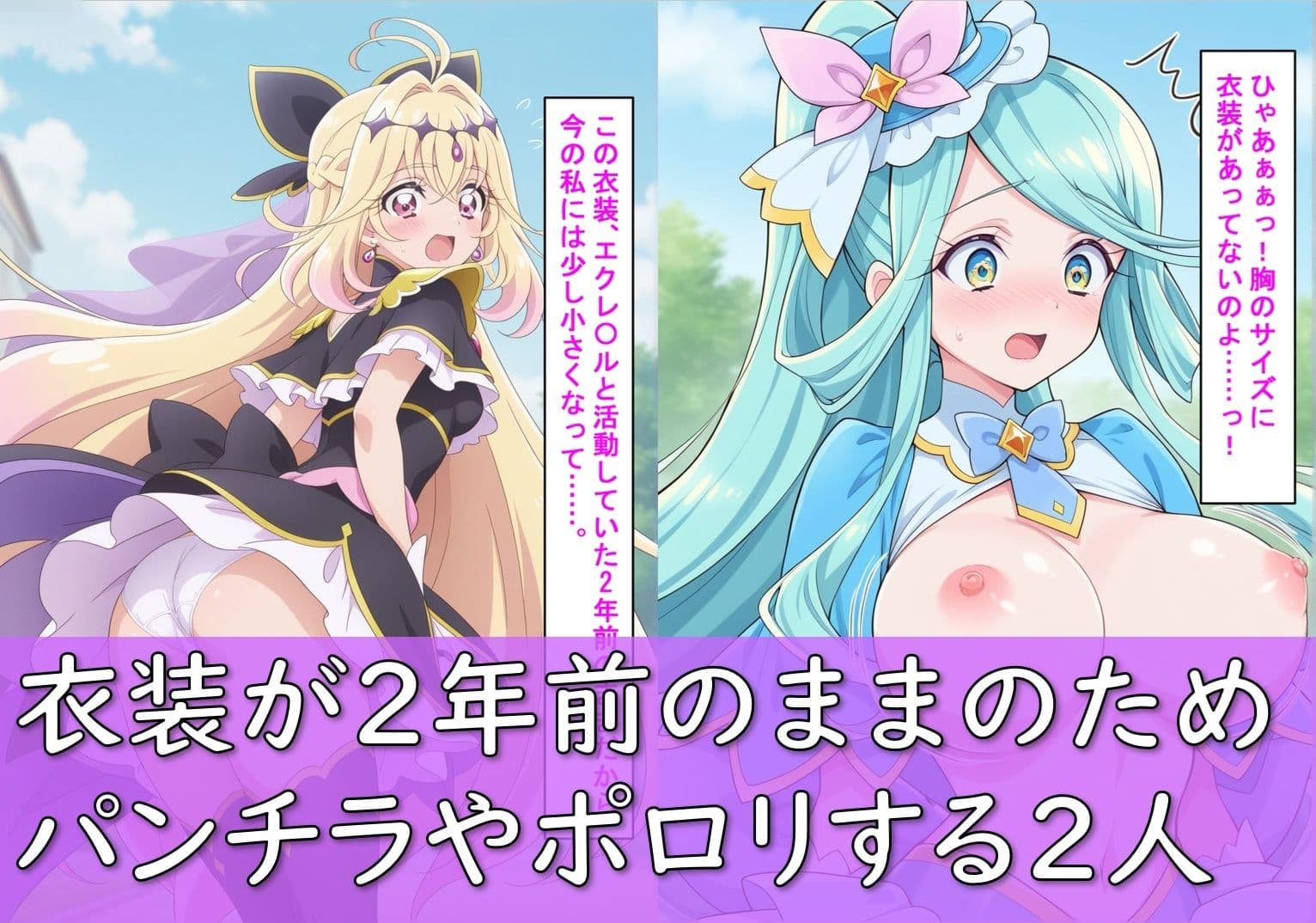 ヒロイン敗北_キュアアルカ〇・シャドウ＆キュアエクレ〇ル〜触手姦＆市民輪〇〜 サンプル3