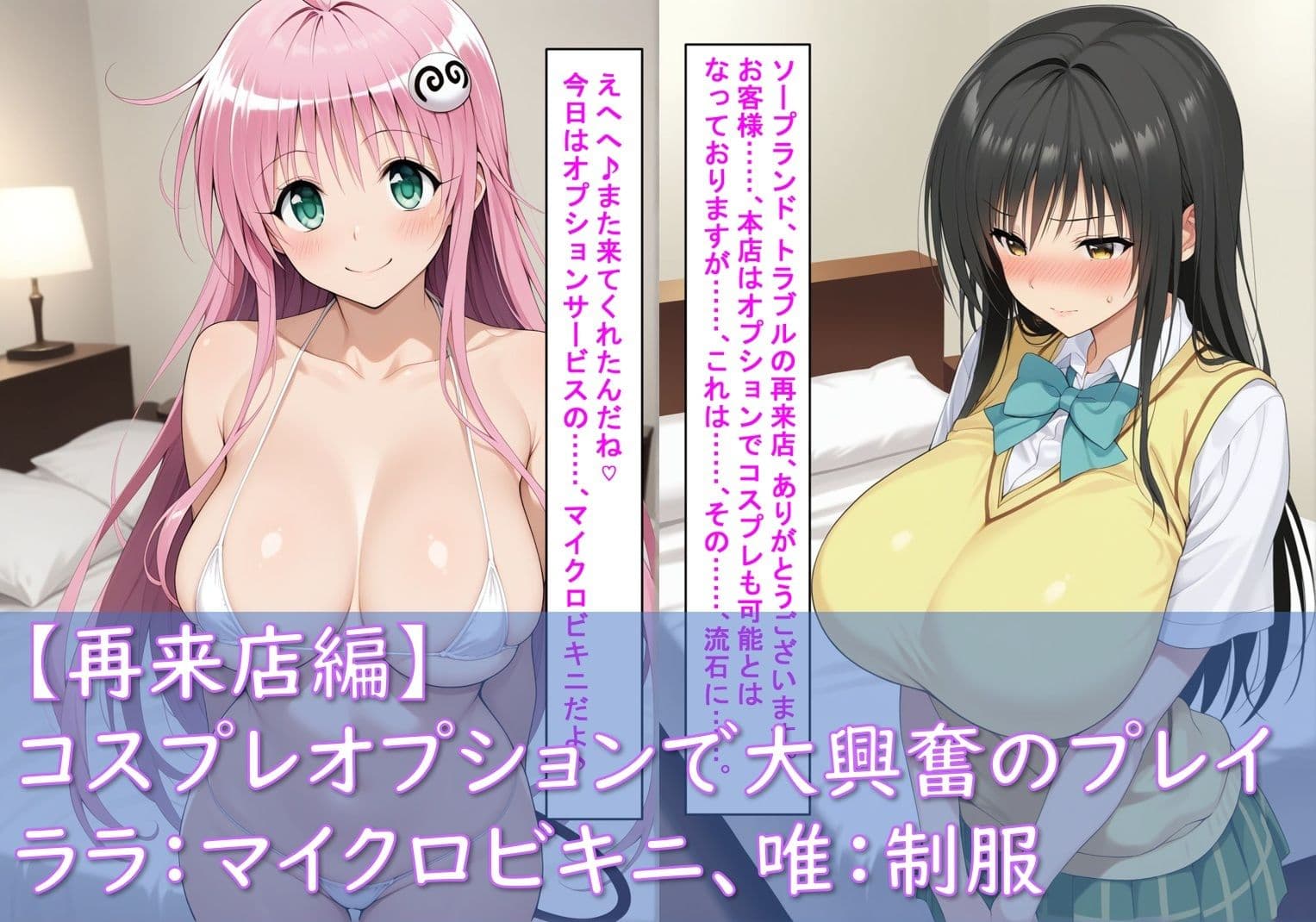 最高級風俗嬢_古〇川唯＆ララ〜業界初挑戦でソープデビュー〜 サンプル6