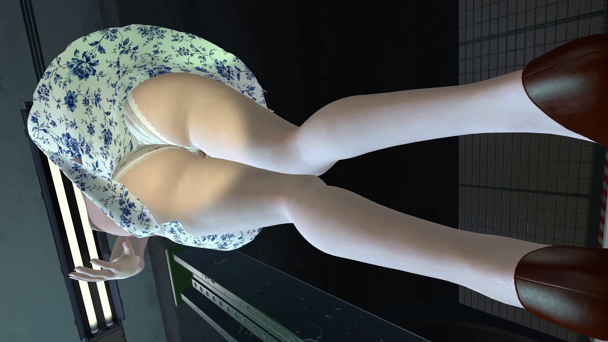 【4K60fps】電車対面パンチラ2 〜 日常に潜む秘め事 〜 神代優菜-Part1 サンプル9