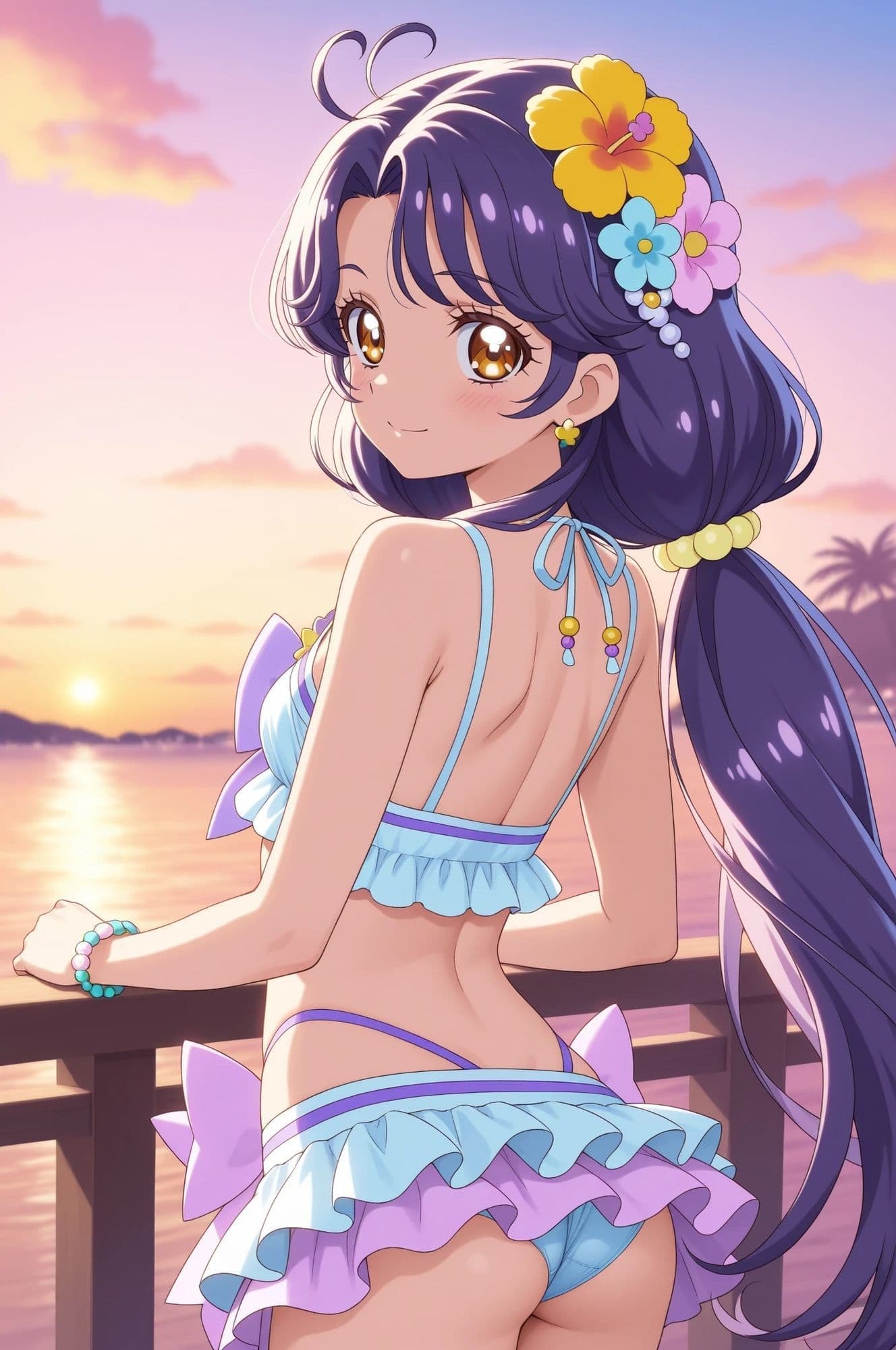 虹かけ誌  プリキュア  イラスト集20     涼村さんご  …見えた？！ サンプル3