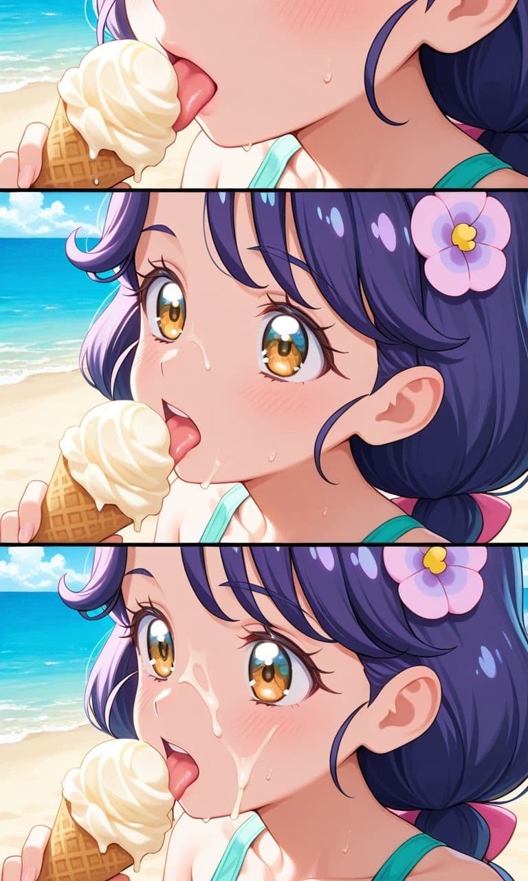 虹かけ誌  プリキュア  イラスト集20     涼村さんご  …見えた？！ サンプル5