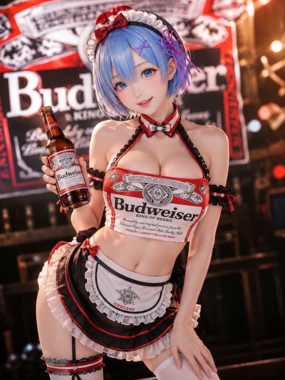 メイド風バドガールリアル風美少女レ〇りん〜イラスト集〜 サンプル1