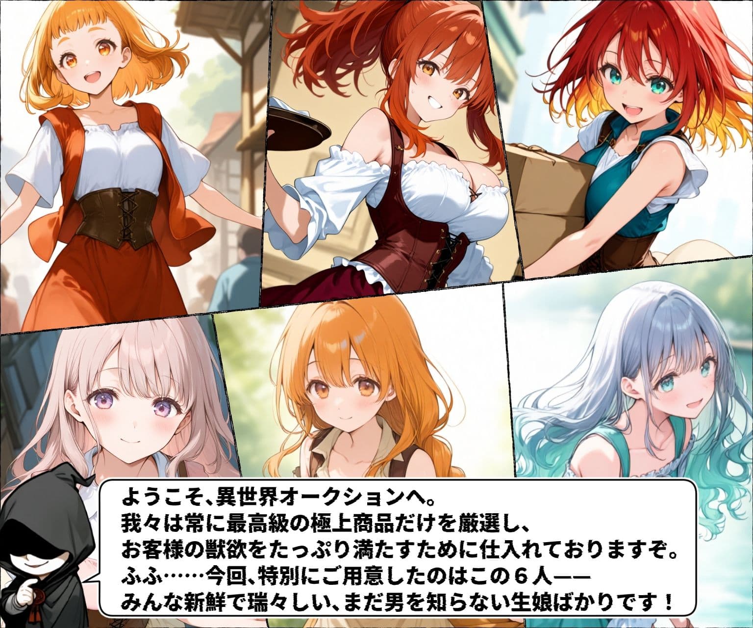 異世界オークション -突然商品にされた少女達- サンプル1