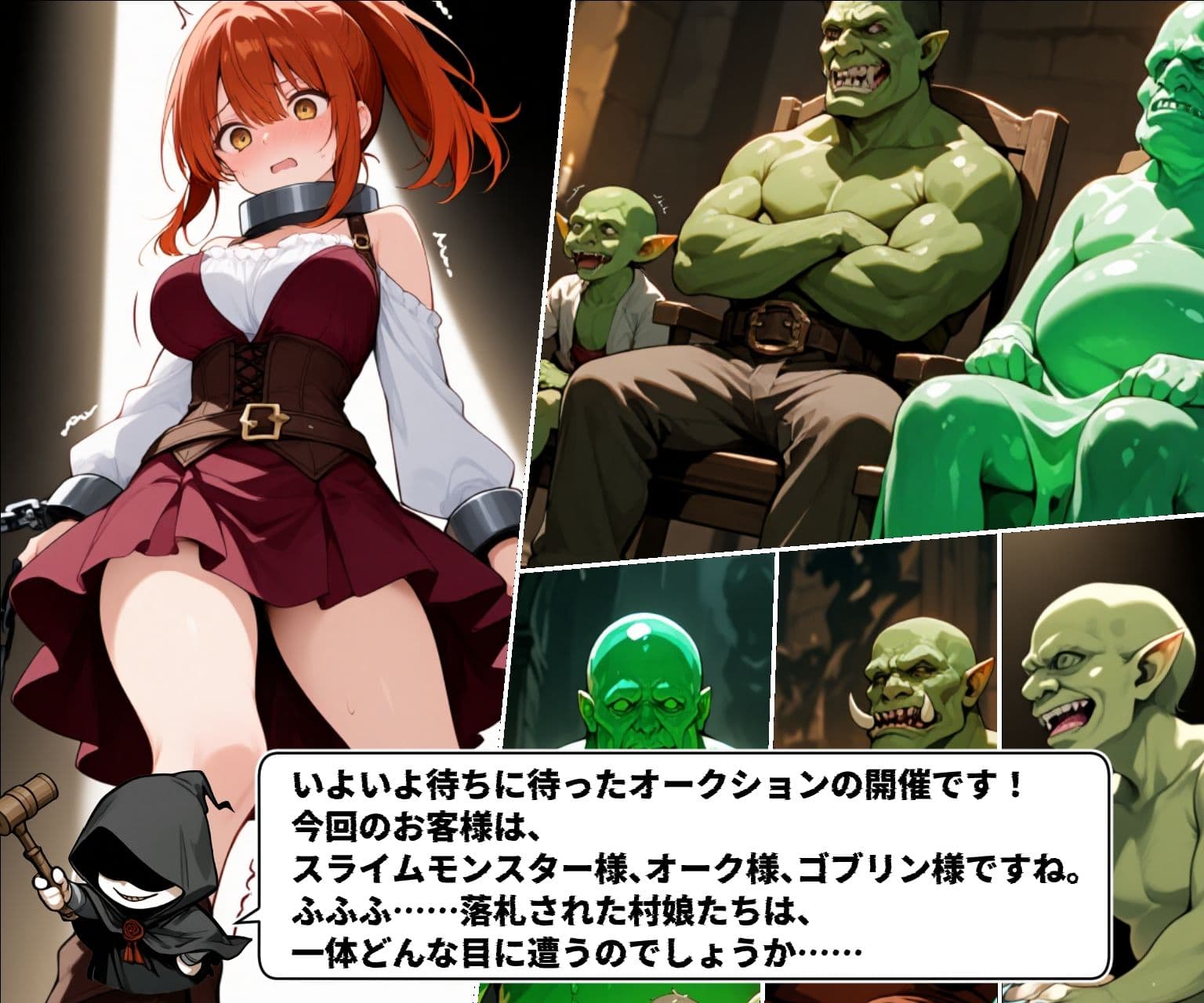 異世界オークション -突然商品にされた少女達- サンプル3