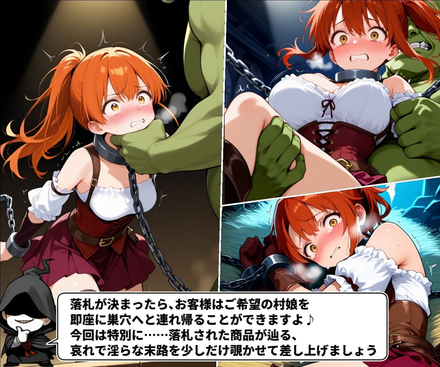 異世界オークション -突然商品にされた少女達- サンプル4