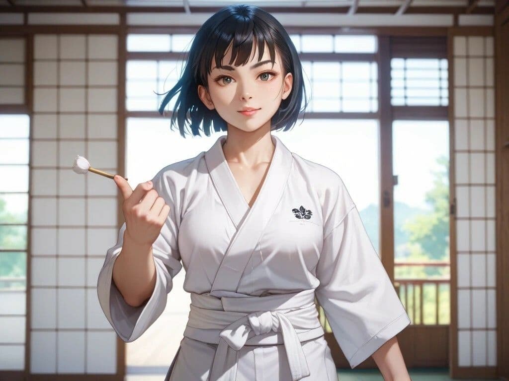 柔道娘と浴衣美女と船乗り美女とメイドのお仕事 サンプル1