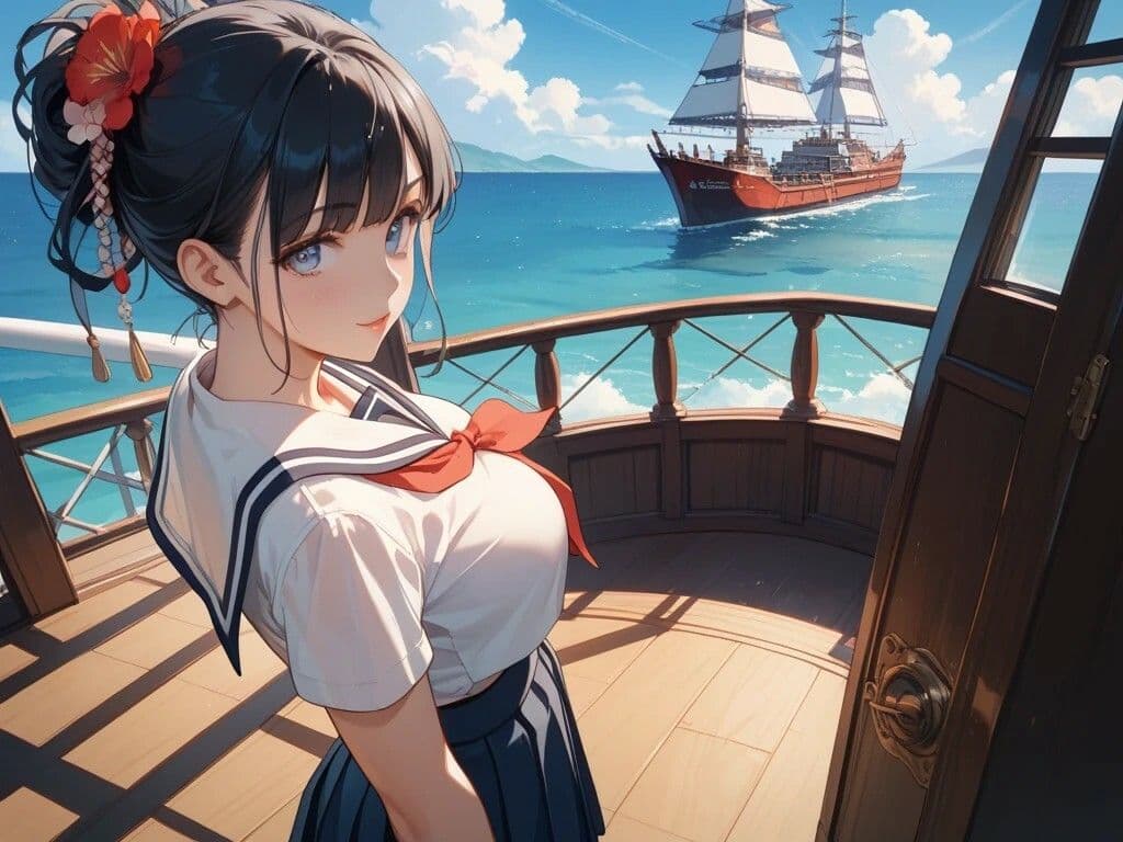 柔道娘と浴衣美女と船乗り美女とメイドのお仕事 サンプル6