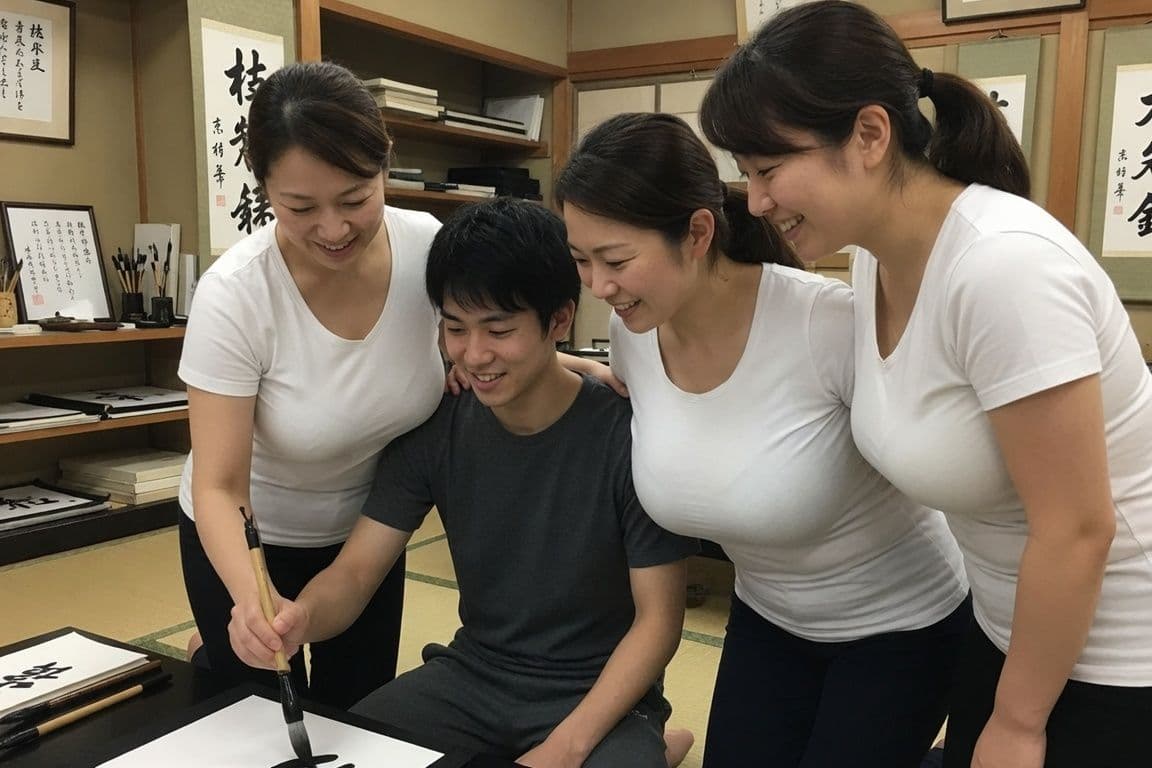 ラッキー！他の生徒が全員休んだから先生達1人占め♪♪ サンプル3