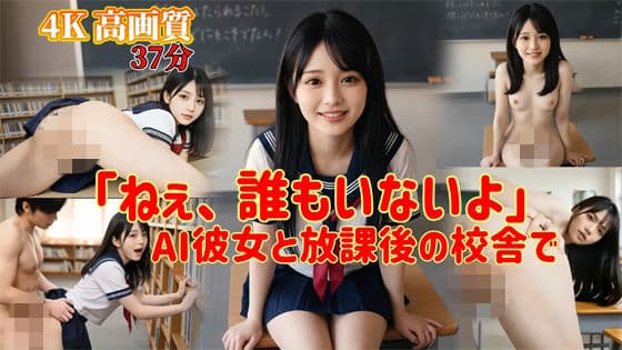 「ねぇ、誰もいないよ」AI彼女と放課後の校舎で