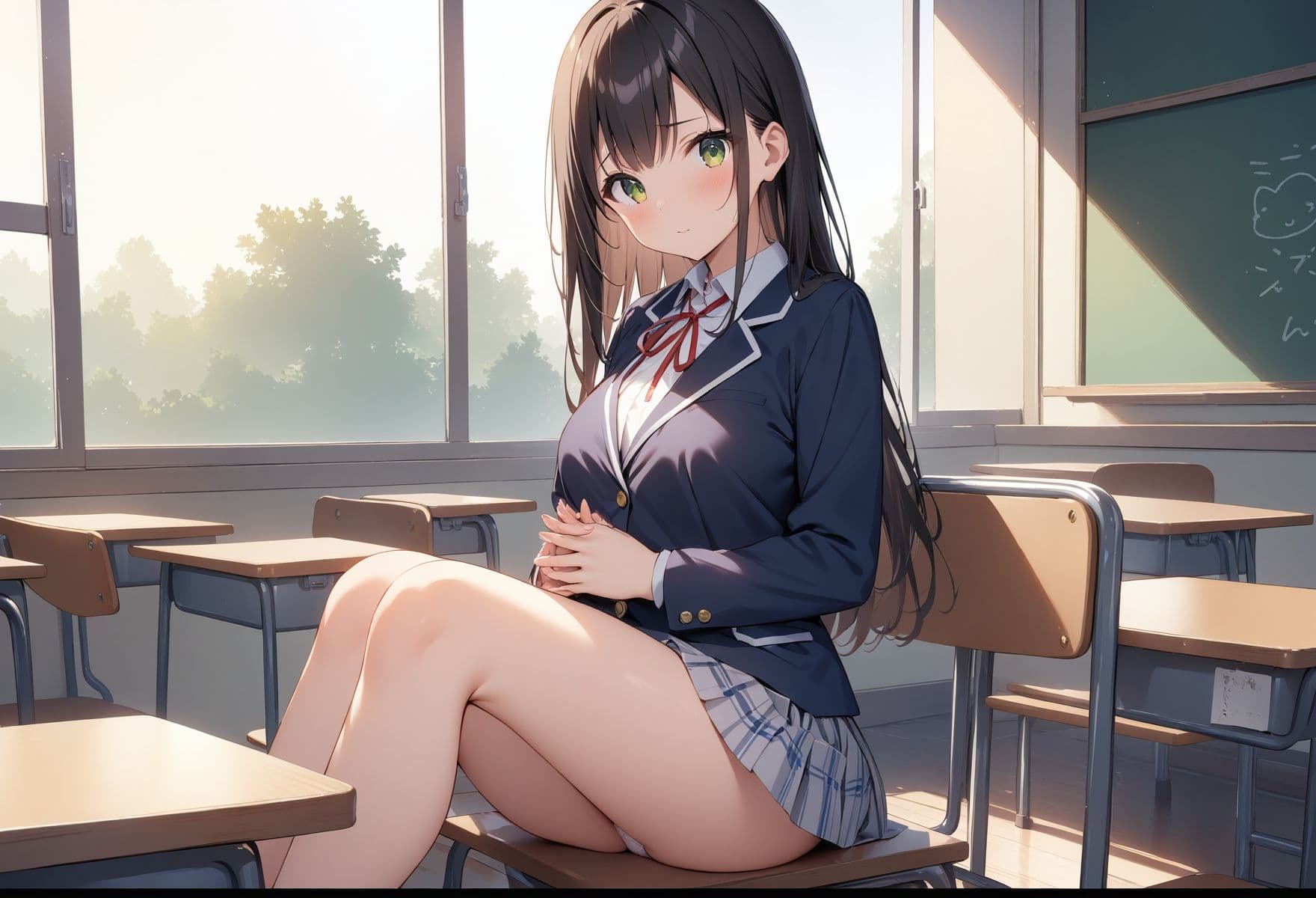 巨乳美女JKのパンチラ集 サンプル6