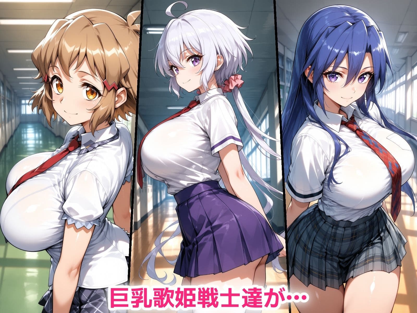 催●おじさんに寝取られる！巨乳歌姫戦士たち〜全員メス堕ち・孕ませ〜 サンプル1