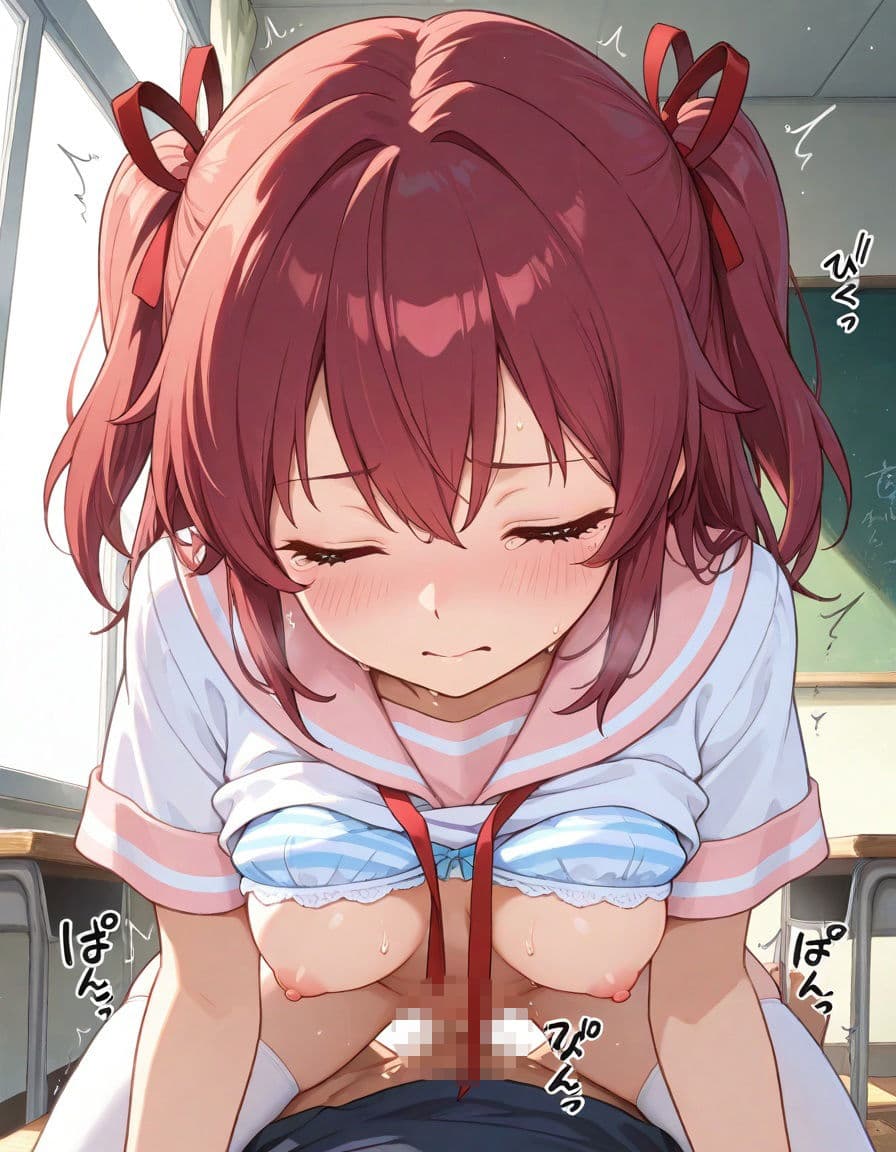 【放課後わからせ性指導】調子に乗ってたツインテールちゃんが放課後の教室で完全メス堕ち（みんなの性処理ペットになるまで） サンプル7