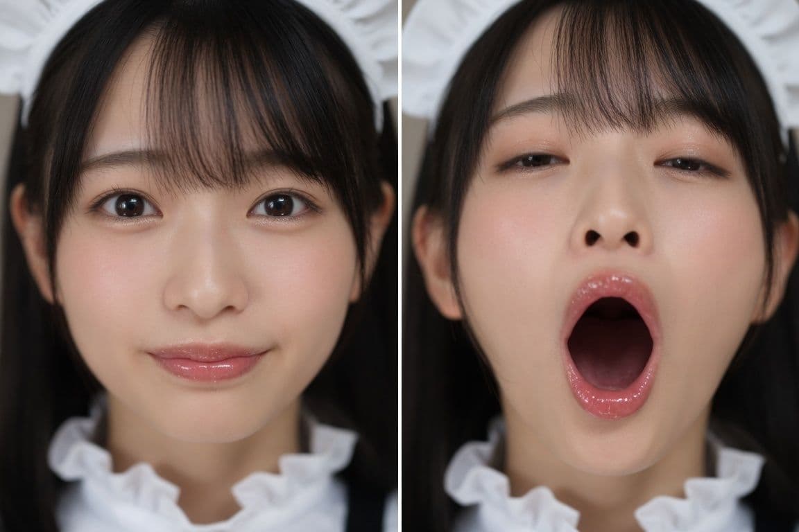 フェラ顔ビフォーアフター 画像集 サンプル6