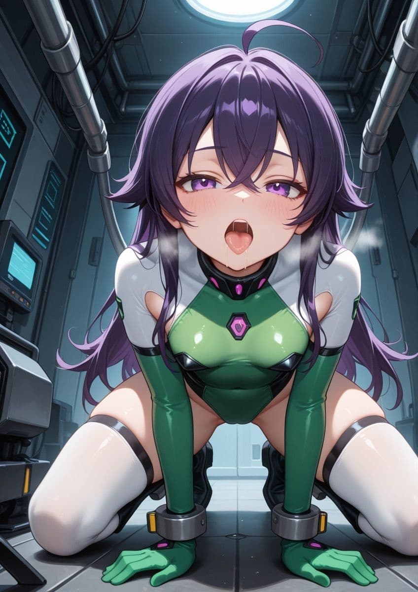 ぴっちりスーツの女の子が怪しい実験で拘束されてるやつ 1 サンプル8