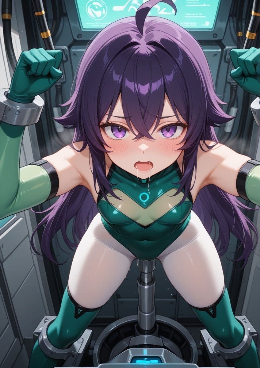 ぴっちりスーツの女の子が怪しい実験で拘束されてるやつ 1 サンプル10