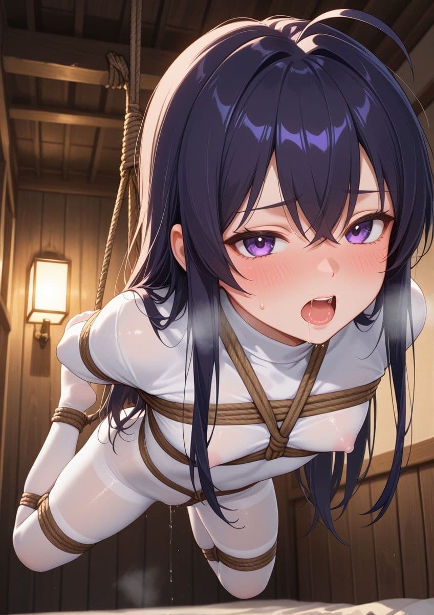 緊縛されてる女の子が身動きできずに吊るされてるやつ 1 サンプル6
