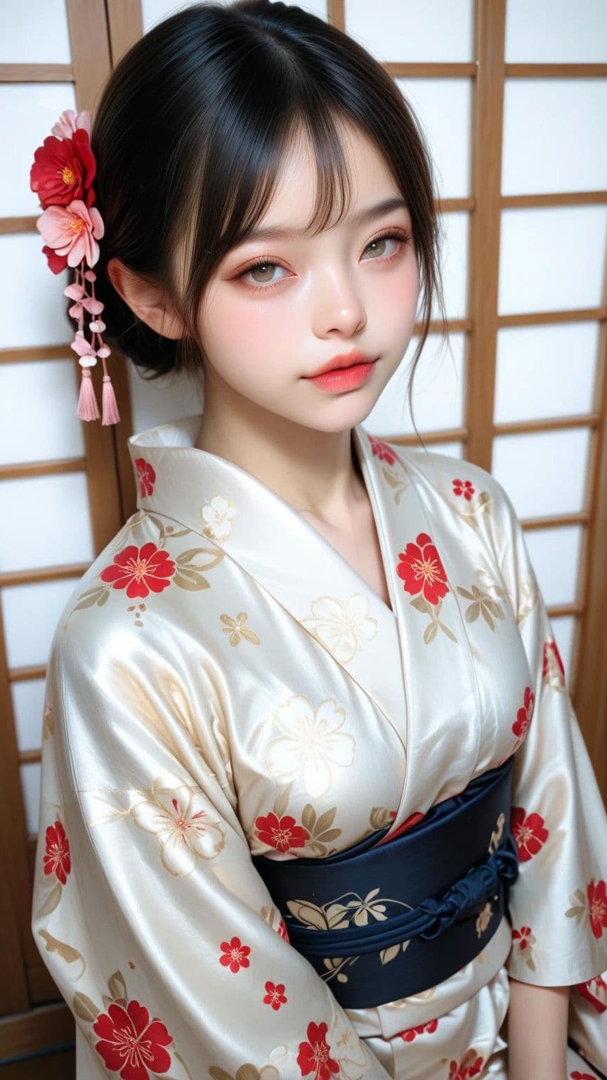 着物で欲情ぶっかけ娘 快感マルチパーソンSEX サンプル1
