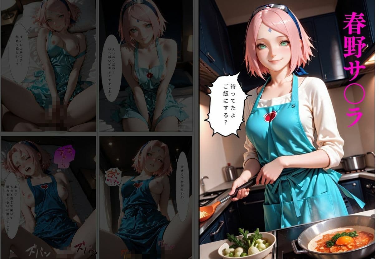 裸エプロンで誘惑ドキドキハーレム生活VOL.3 サンプル6