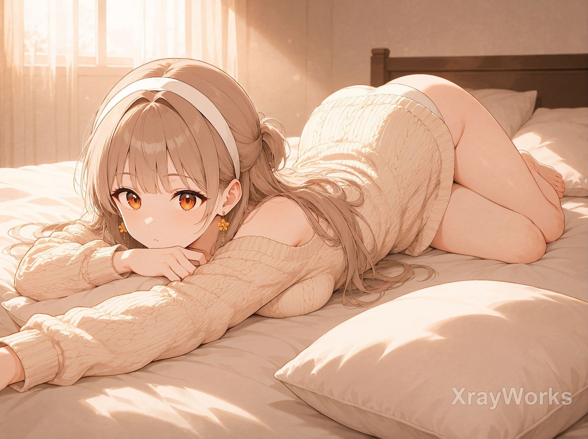 オリヴィアの日常 〜ハーフ系美少女のパンチラ・秘密の情事〜 CG85枚＋動画65本 サンプル1