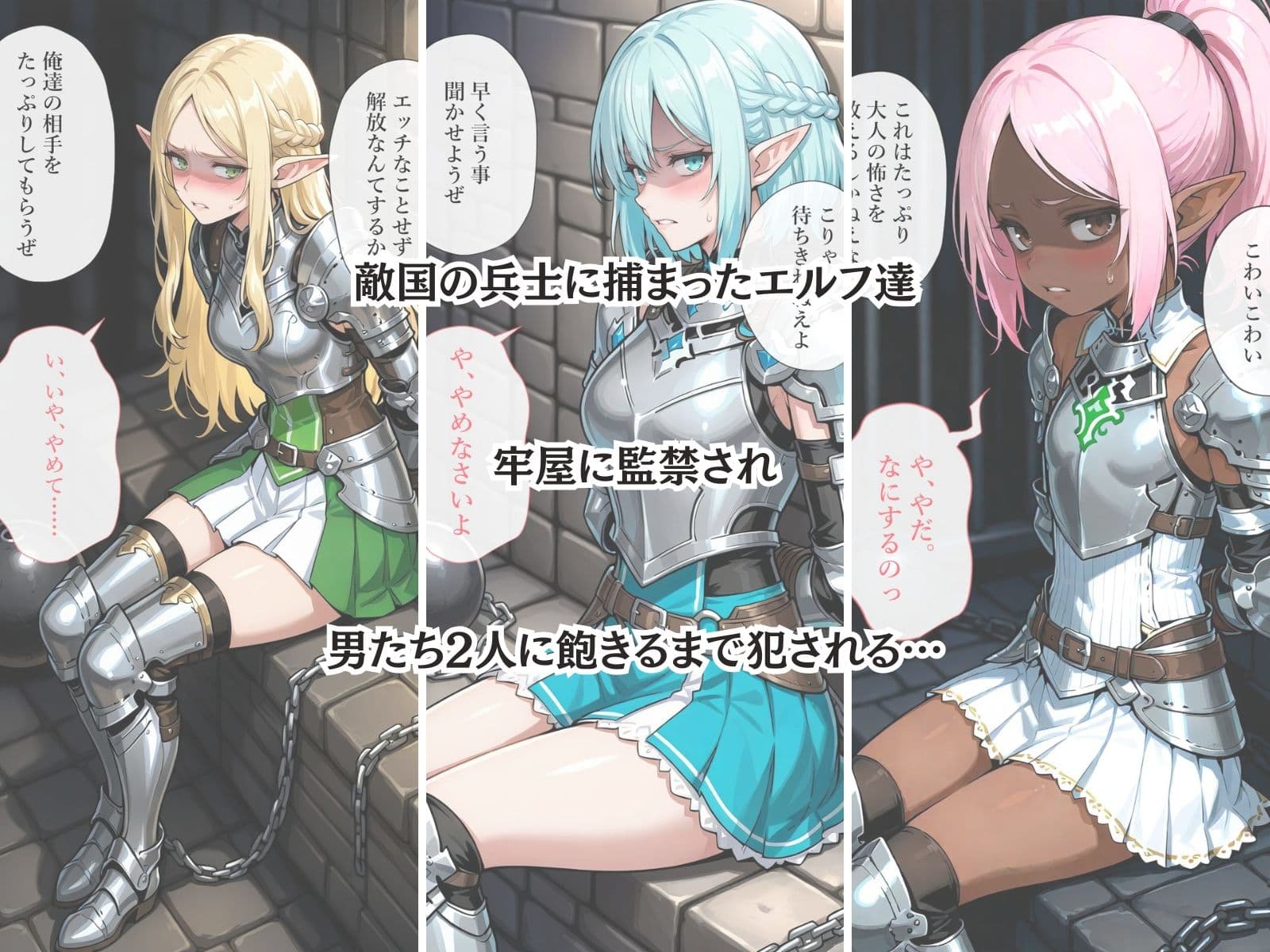 捕らわれのエルフ騎士団 サンプル2