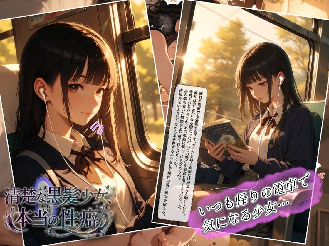 清楚な黒髪少女、本当の性癖 サンプル1