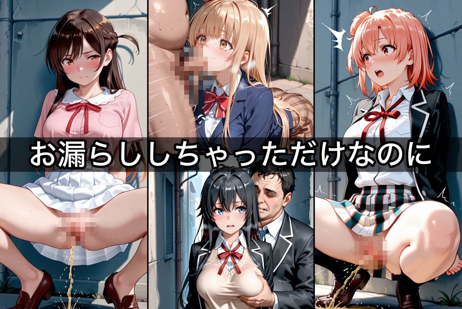 放尿レ〇プ〜まさかこんなことになるなんて〜  女子校生編3 サンプル1