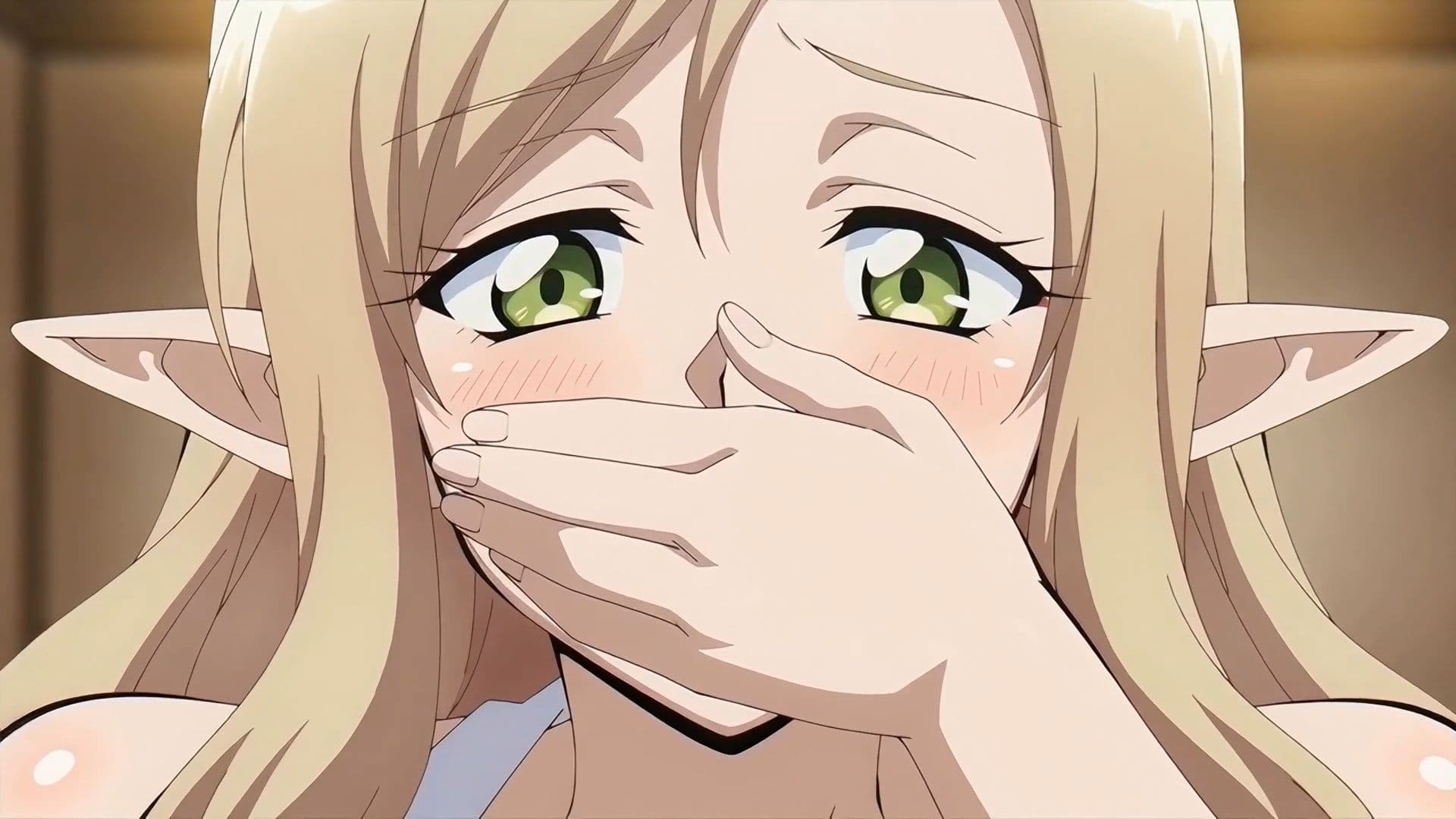 巨乳エルフさんと女医さんのエッチな百合くしゃみアニメ！/ A Sexy Yuri Sneeze Anime Between a Busty Elf and a Female Doctor！ サンプル1