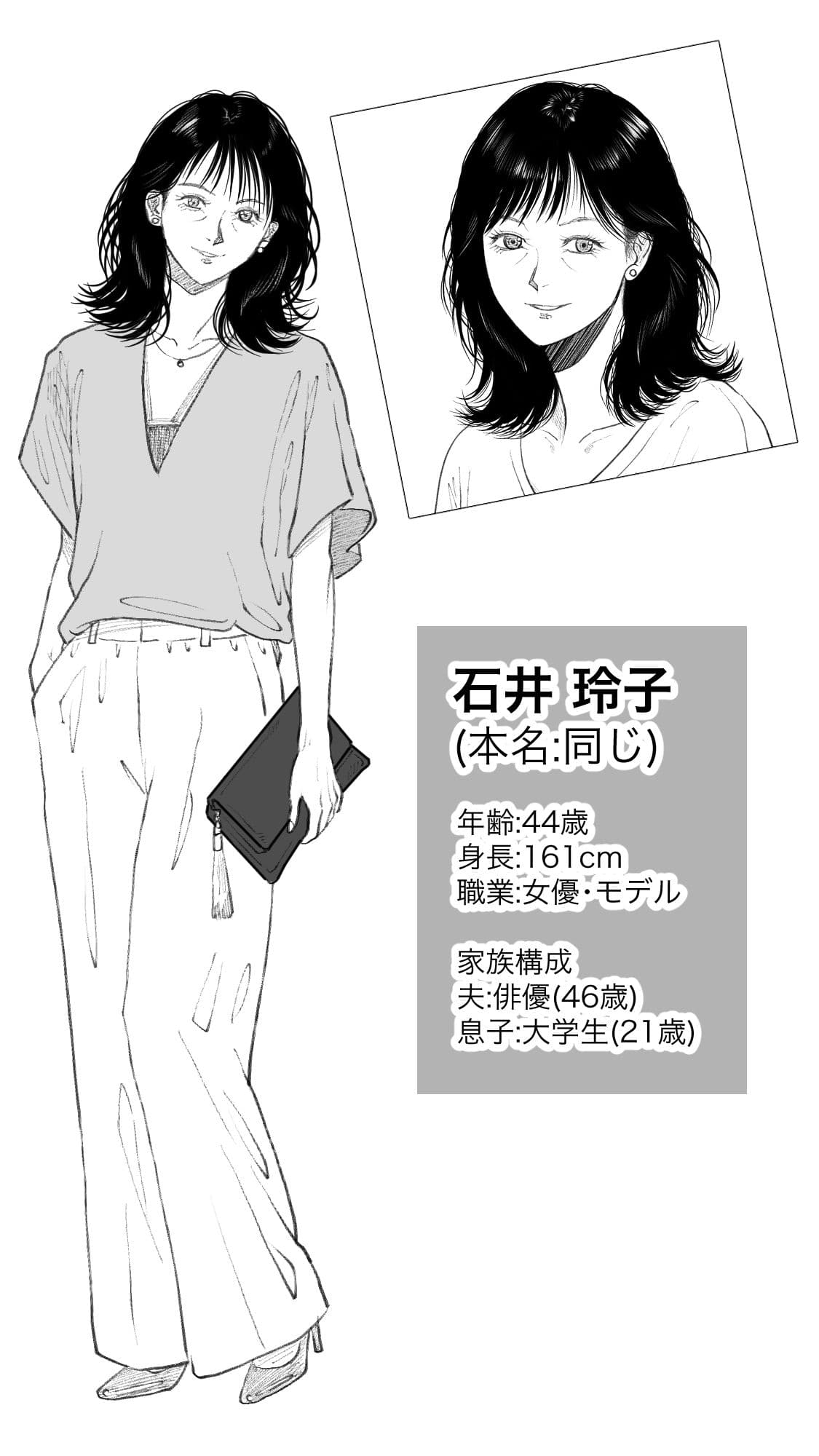 女優・石井玲子（44歳）の不倫〜息子と同い年の若手俳優と不倫をした美人女優についての下劣な噂話〜 サンプル1
