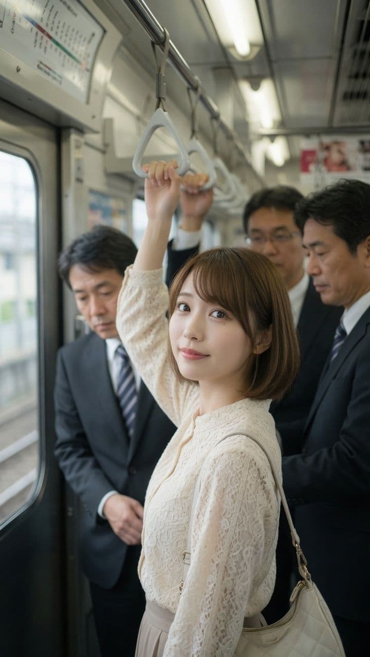 電車で見かけた好みの女性に悪戯 サンプル4