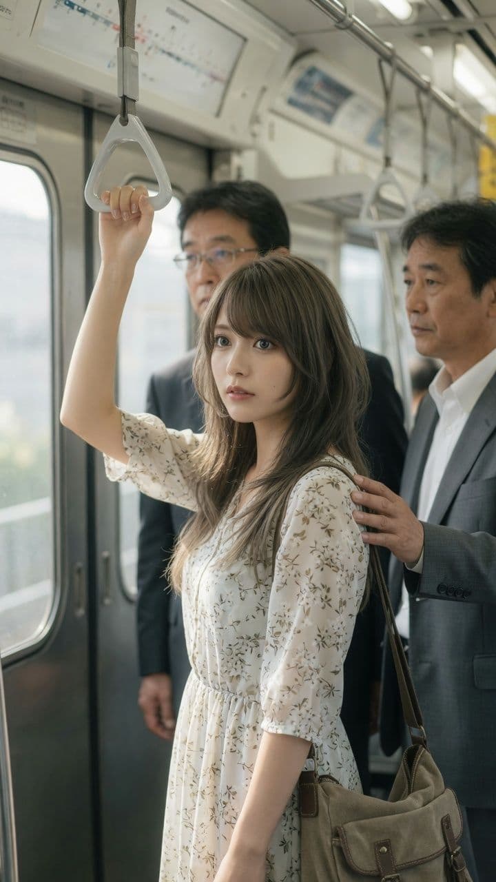 電車で見かけた好みの女性に悪戯 サンプル6