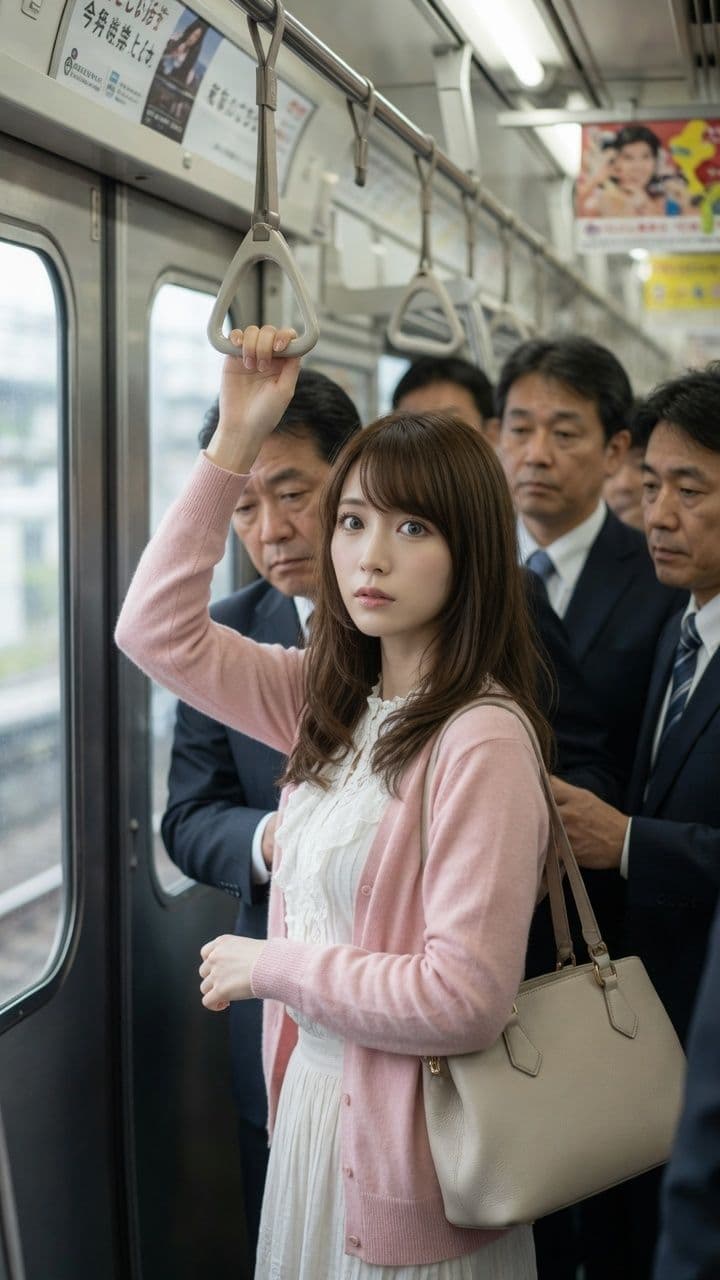 電車で見かけた好みの女性に悪戯 サンプル8