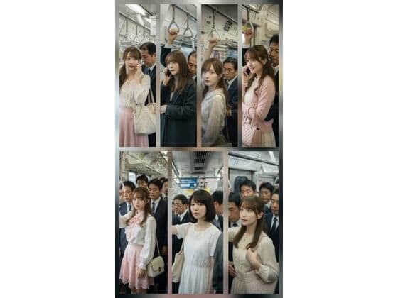 電車で見かけた好みの女性に悪戯