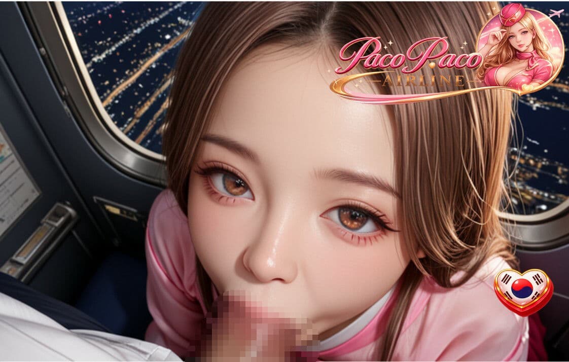 世界中のCAと空でプレイ〜 フルボイス28分動画 Paco Paco Airline 日本・韓国・中国 路線〜 サンプル5