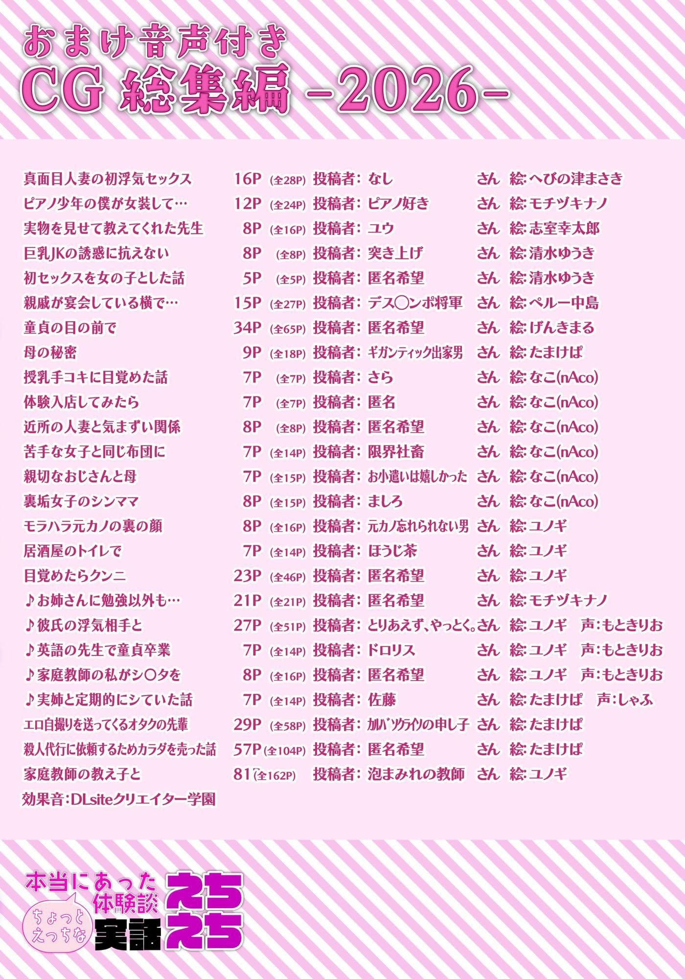 【音声付き】実話えちえちCG総集編2026 サンプル2