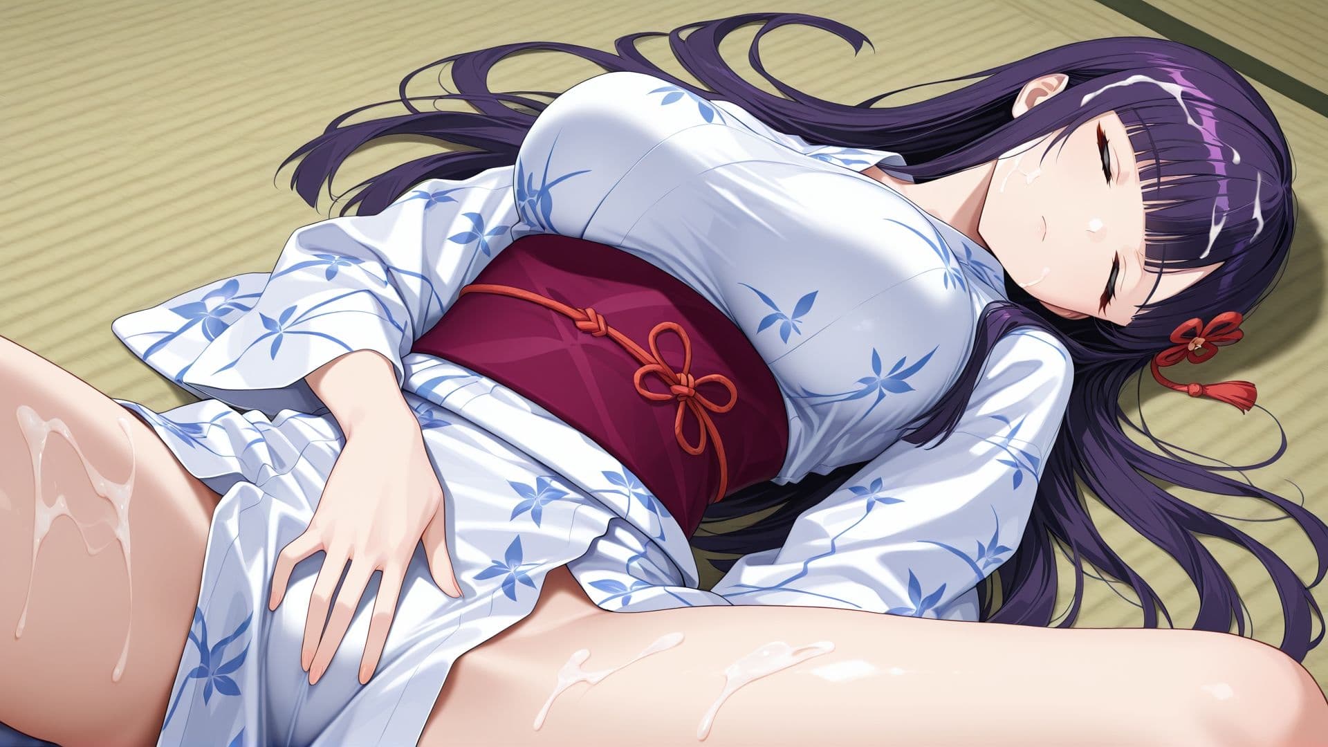 寝ている○○にぶっかけ れん編 サンプル8