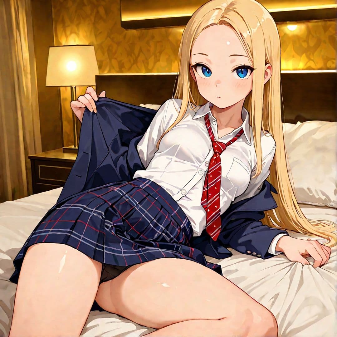 金髪美〇女とやってみた。 サンプル2