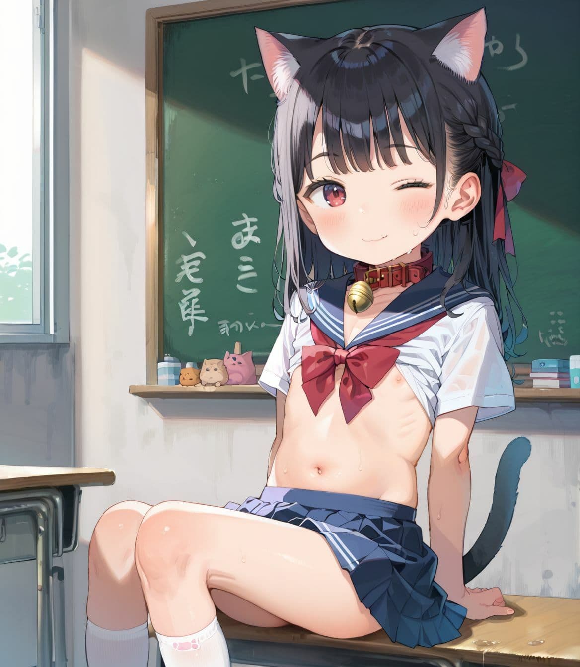 にゃんにゃんちっぱい娘のえっちすぎる学校ライフ1 サンプル2