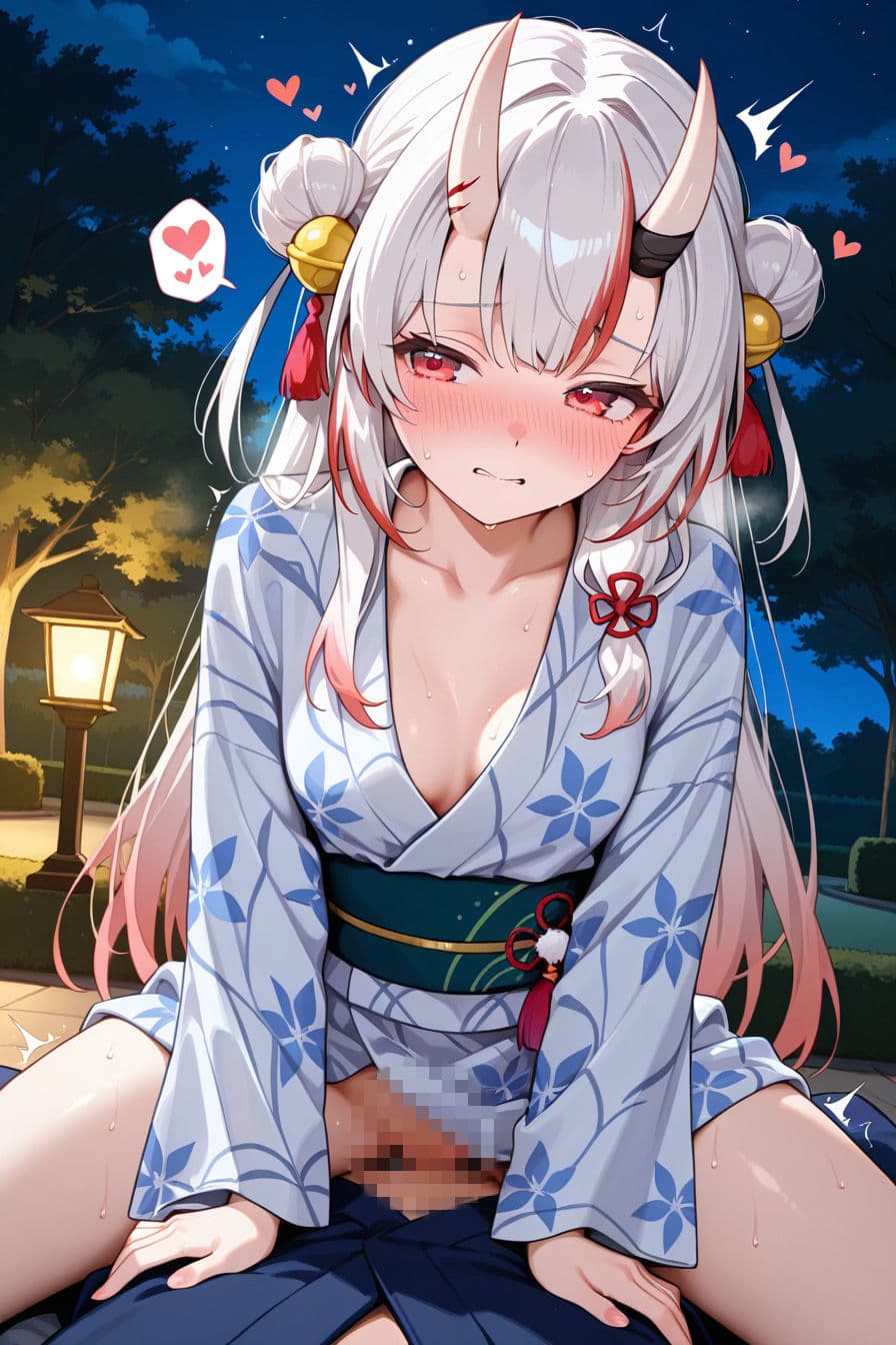 夏祭りデートでイチャラブ浴衣えっち ホ○ライブ2期生編 サンプル3