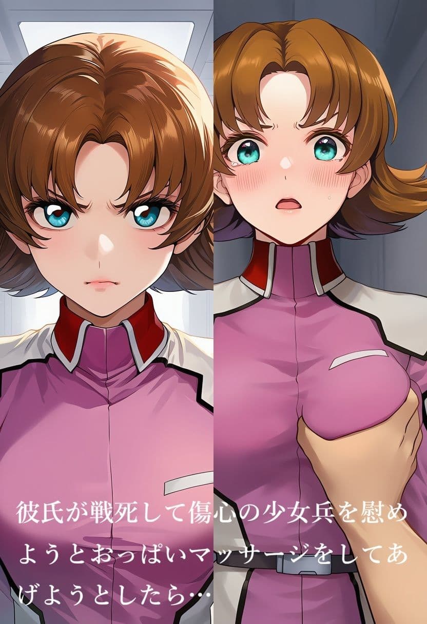 おっぱいマッサージ寝取られヒロインAIイラスト集 サンプル1