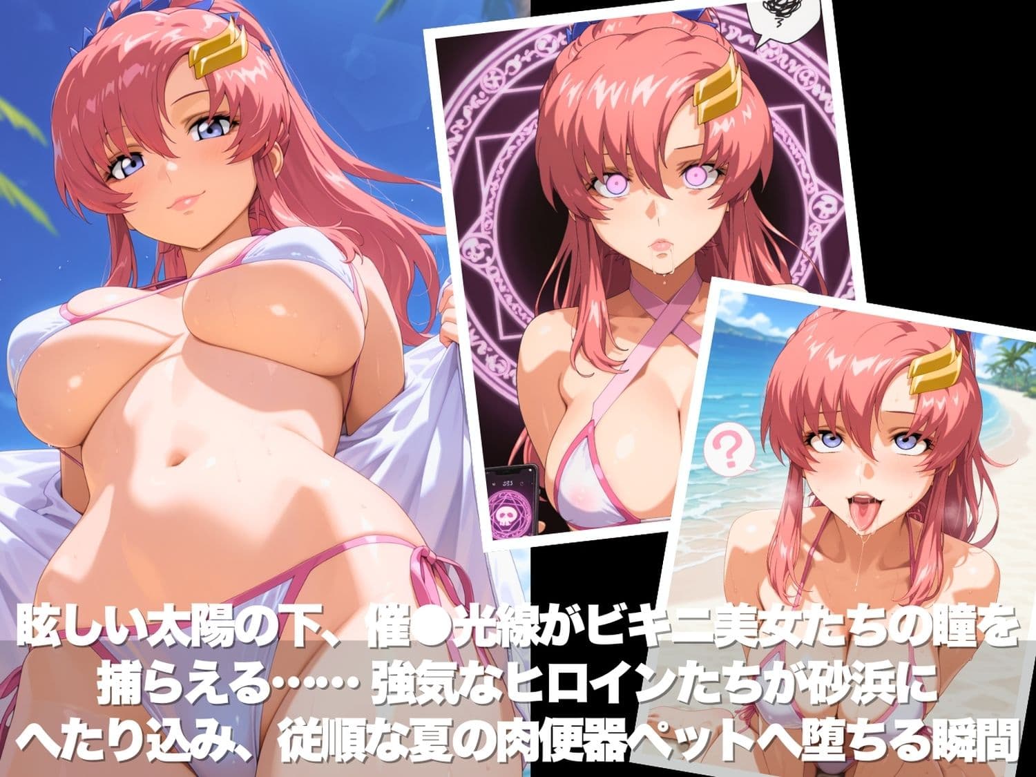真夏の海辺で堕ちて 〜おじさんの虜になって妊娠するまで〜 ガ●ダムSEED編 サンプル2