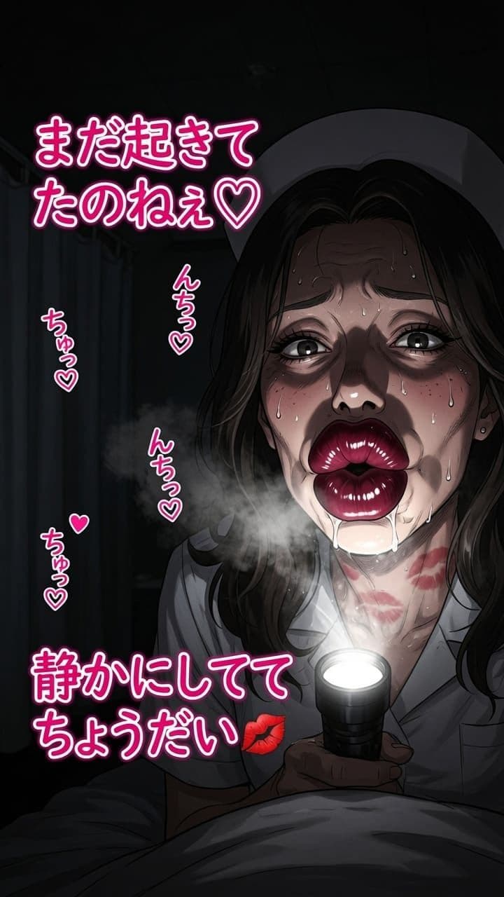 【秘書とナース】肉厚唇とブチュキスマークの誘惑 サンプル5