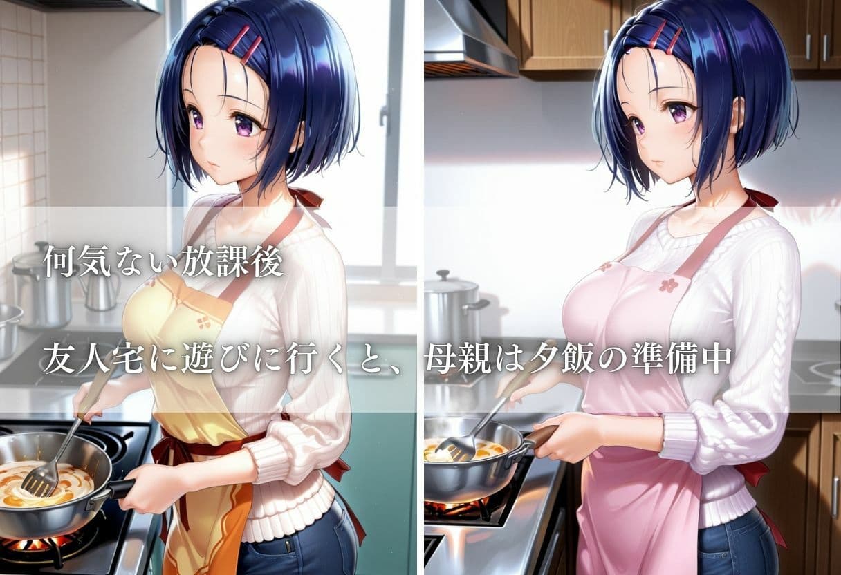 友達の母親に筆おろしされる話 Vol.1 サンプル2