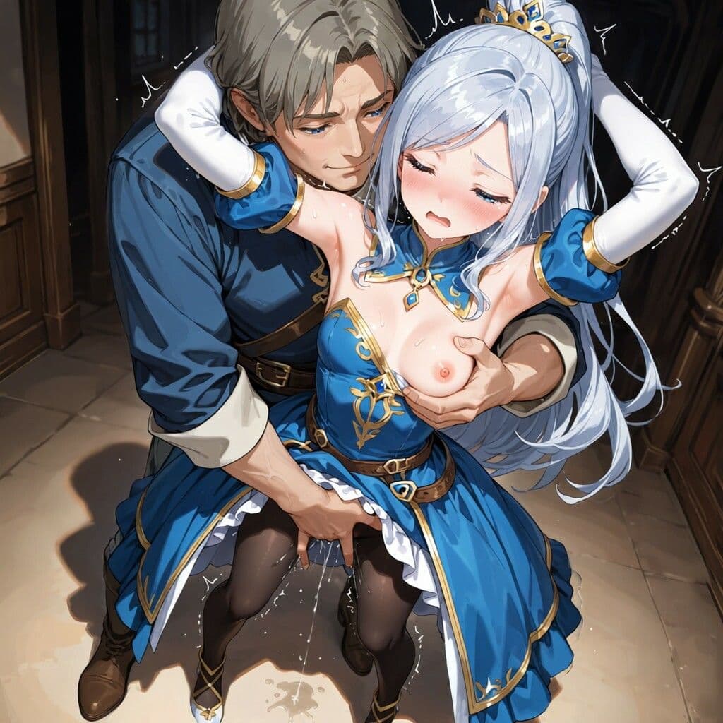 敗国の孕み袋 〜ロリ貧乳処女王女・貴族娘をロリコン貴族の都合の良い性処理おもちゃにする強●実践性教育指導〜貴族学園編 サンプル6