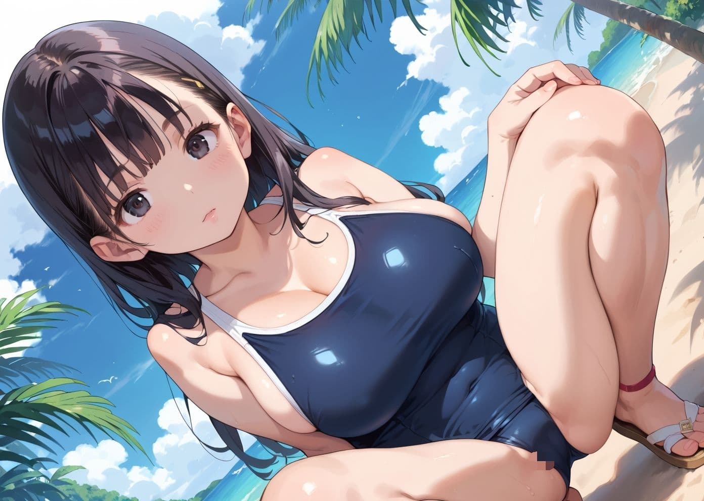 スク水えちえち委員長。CG画像集4 サンプル1