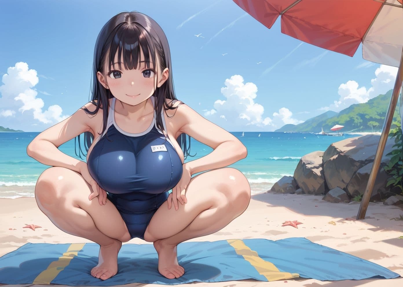 スク水えちえち委員長。CG画像集4 サンプル2