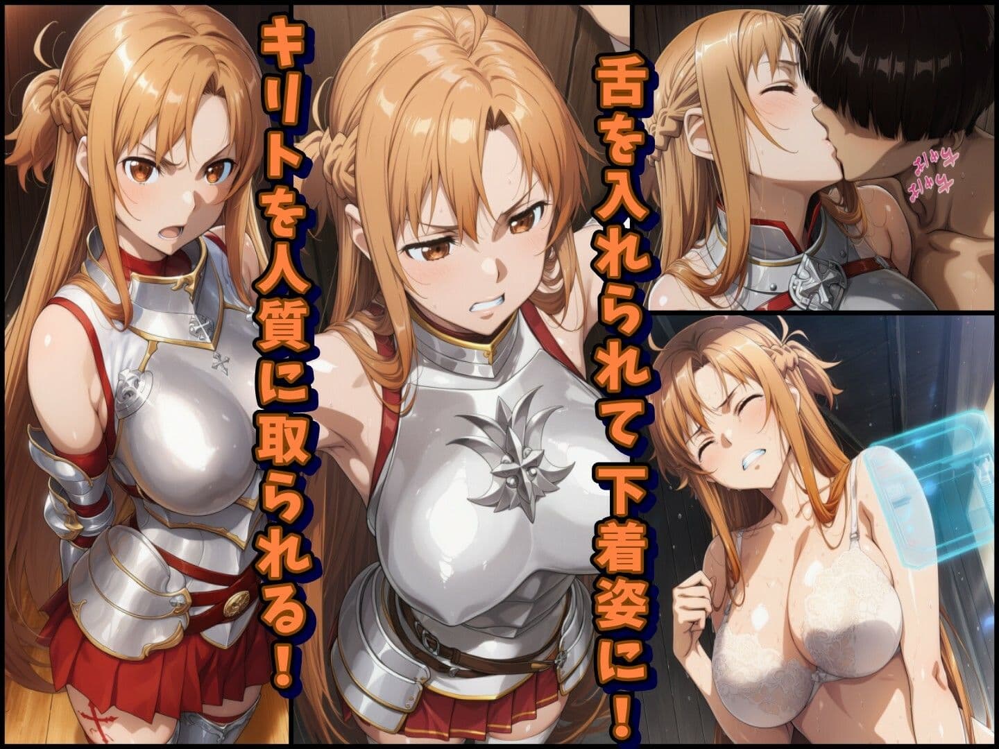 【レ○プ注意】ソードアートオンラインのヒロイン達が犯●れまくる  アスナ  シノン  結城京子 サンプル2